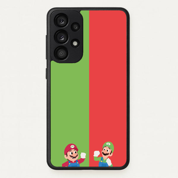 Mario And Luigi  - The Super Mario Bros Phone Case for Galaxy A53