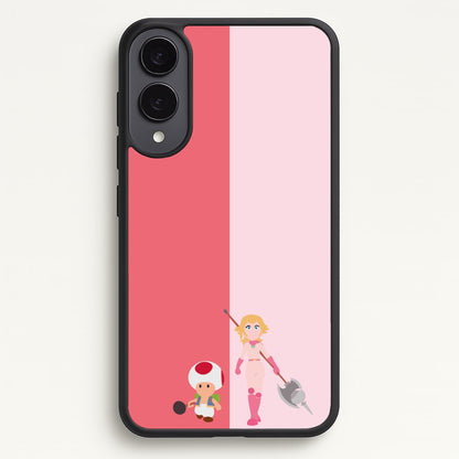Toad And Peach  - The Super Mario Bros Phone Case for Galaxy S25 Edge