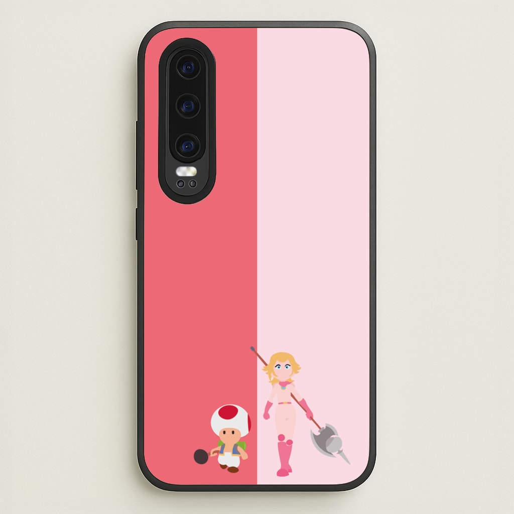 Toad And Peach  - The Super Mario Bros Phone Case for Huawei P30