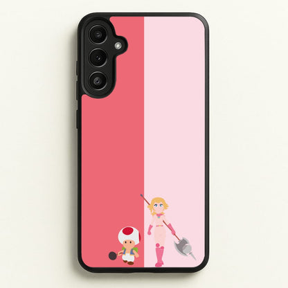 Toad And Peach  - The Super Mario Bros Phone Case for Galaxy A36