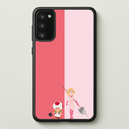 Toad And Peach  - The Super Mario Bros Phone Case for Galaxy S20FE