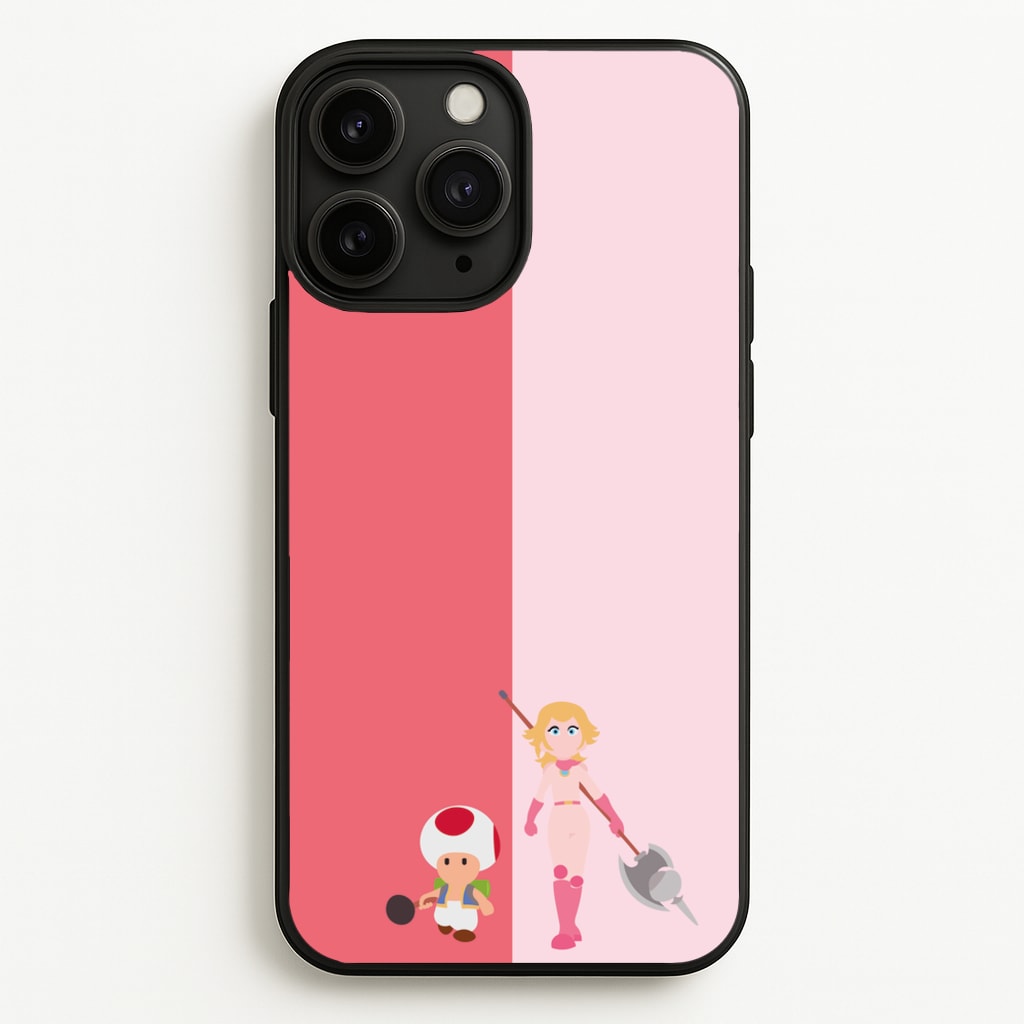 Toad And Peach  - The Super Mario Bros Phone Case for iPhone 11 Pro