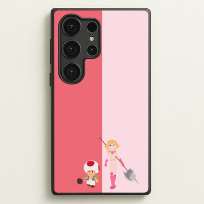 Toad And Peach  - The Super Mario Bros Phone Case for Galaxy S25 Ultra