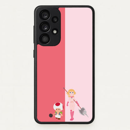 Toad And Peach  - The Super Mario Bros Phone Case for Galaxy A53