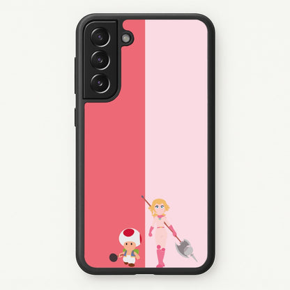 Toad And Peach  - The Super Mario Bros Phone Case for Galaxy S22 Plus