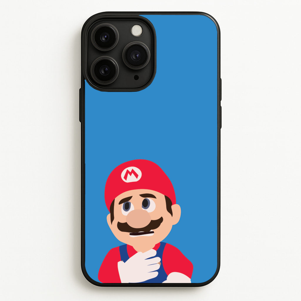 Worried Mario  - The Super Mario Bros Phone Case for iPhone 11 Pro Max