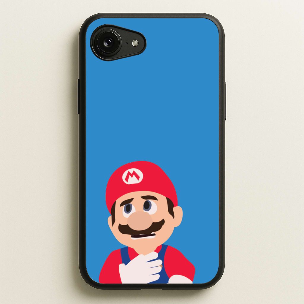 Worried Mario  - The Super Mario Bros Phone Case for iPhone 16e