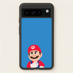 Worried Mario  - The Super Mario Bros Phone Case for Google Pixel 8 Pro