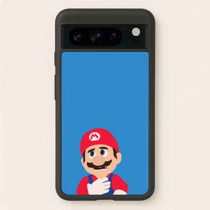 Worried Mario  - The Super Mario Bros Phone Case for Google Pixel 8 Pro
