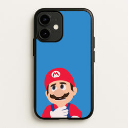 Worried Mario  - The Super Mario Bros Phone Case for iPhone 12 Mini