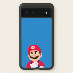 Worried Mario  - The Super Mario Bros Phone Case for Google Pixel 6