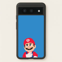 Worried Mario  - The Super Mario Bros Phone Case for Google Pixel 8a