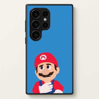 Worried Mario  - The Super Mario Bros Phone Case for Galaxy S24 Ultra