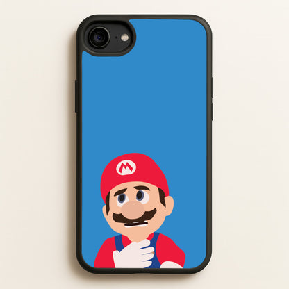 Worried Mario  - The Super Mario Bros Phone Case for iPhone 6 / 7 / 8 / SE