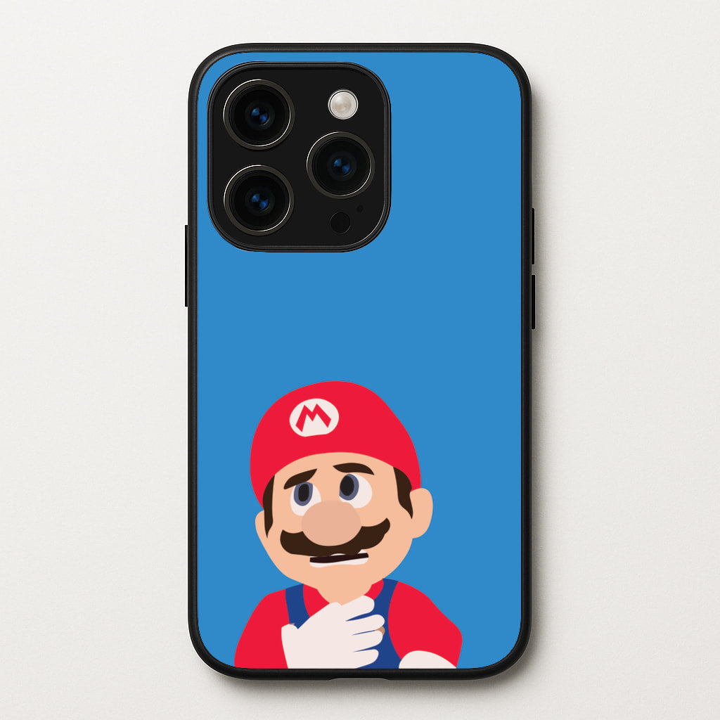 Worried Mario  - The Super Mario Bros Phone Case for iPhone 15 Pro Max