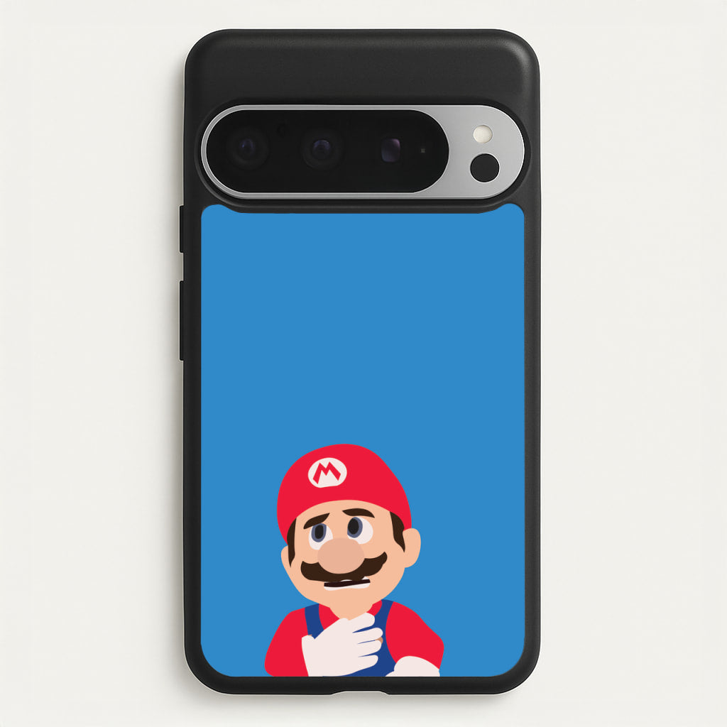 Worried Mario  - The Super Mario Bros Phone Case for Google Pixel 9 Pro XL