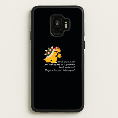 Peach, You're So Cool  - The Super Mario Bros Phone Case for Galaxy S9