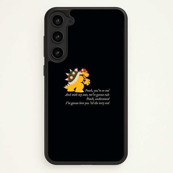 Peach, You're So Cool  - The Super Mario Bros Phone Case for Galaxy S23 Plus