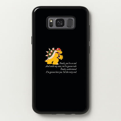 Peach, You're So Cool  - The Super Mario Bros Phone Case for Galaxy S8