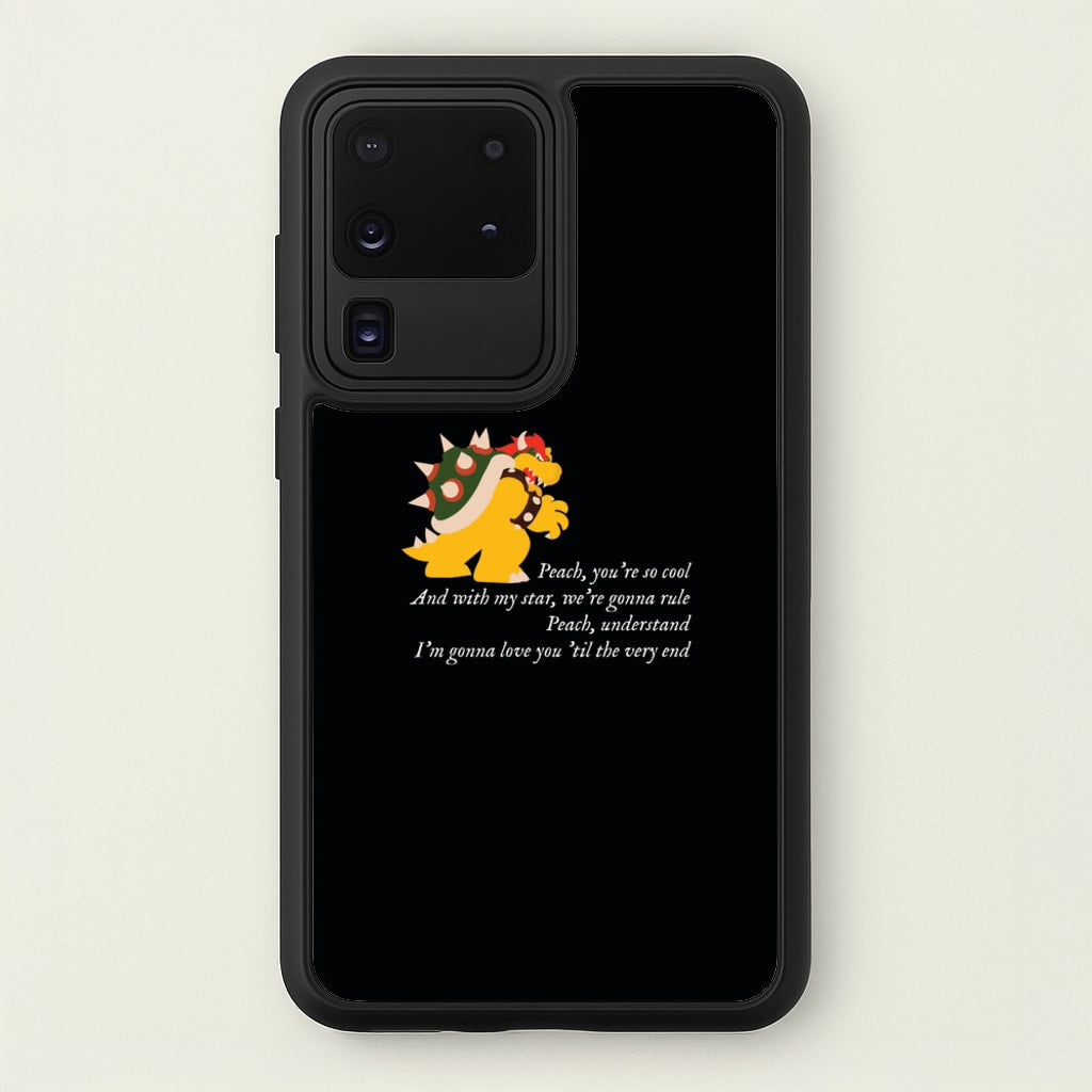 Peach, You're So Cool  - The Super Mario Bros Phone Case for Galaxy S20 Ultra