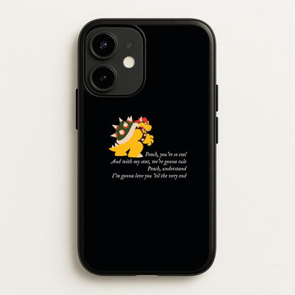 Peach, You're So Cool  - The Super Mario Bros Phone Case for iPhone 12 / 12 Pro
