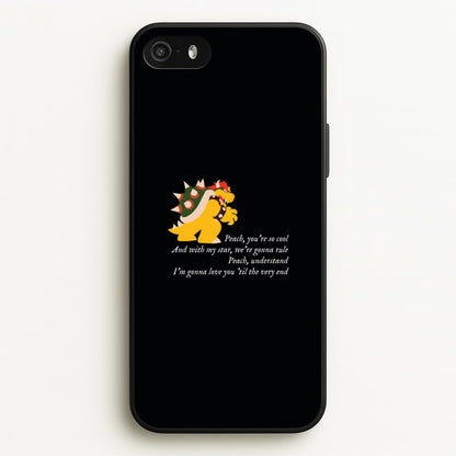 Peach, You're So Cool  - The Super Mario Bros Phone Case for iPhone 5 / 5s / SE 2016