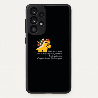 Peach, You're So Cool  - The Super Mario Bros Phone Case for Galaxy A53
