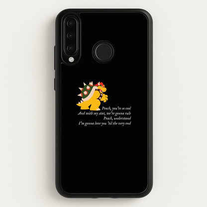 Peach, You're So Cool  - The Super Mario Bros Phone Case for Huawei P30 Lite