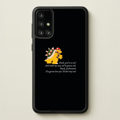 Peach, You're So Cool  - The Super Mario Bros Phone Case for Galaxy A71