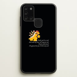 Peach, You're So Cool  - The Super Mario Bros Phone Case for Galaxy A21s