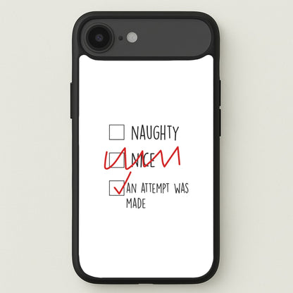 An Attempt Was Made - Naughty Or Nice Phone Case for iPhone 17 Air