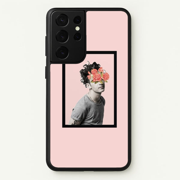 Matt - 1975 Flower Cencored  - The 1975 Phone Case for Galaxy S21 Ultra