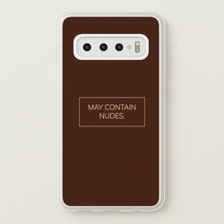 May Contain Nudes  - Nudes Phone Case for Galaxy S10