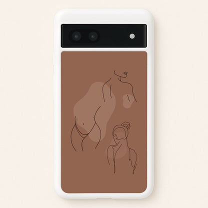 Silouhette nude  - Nudes Phone Case for Google Pixel 6a