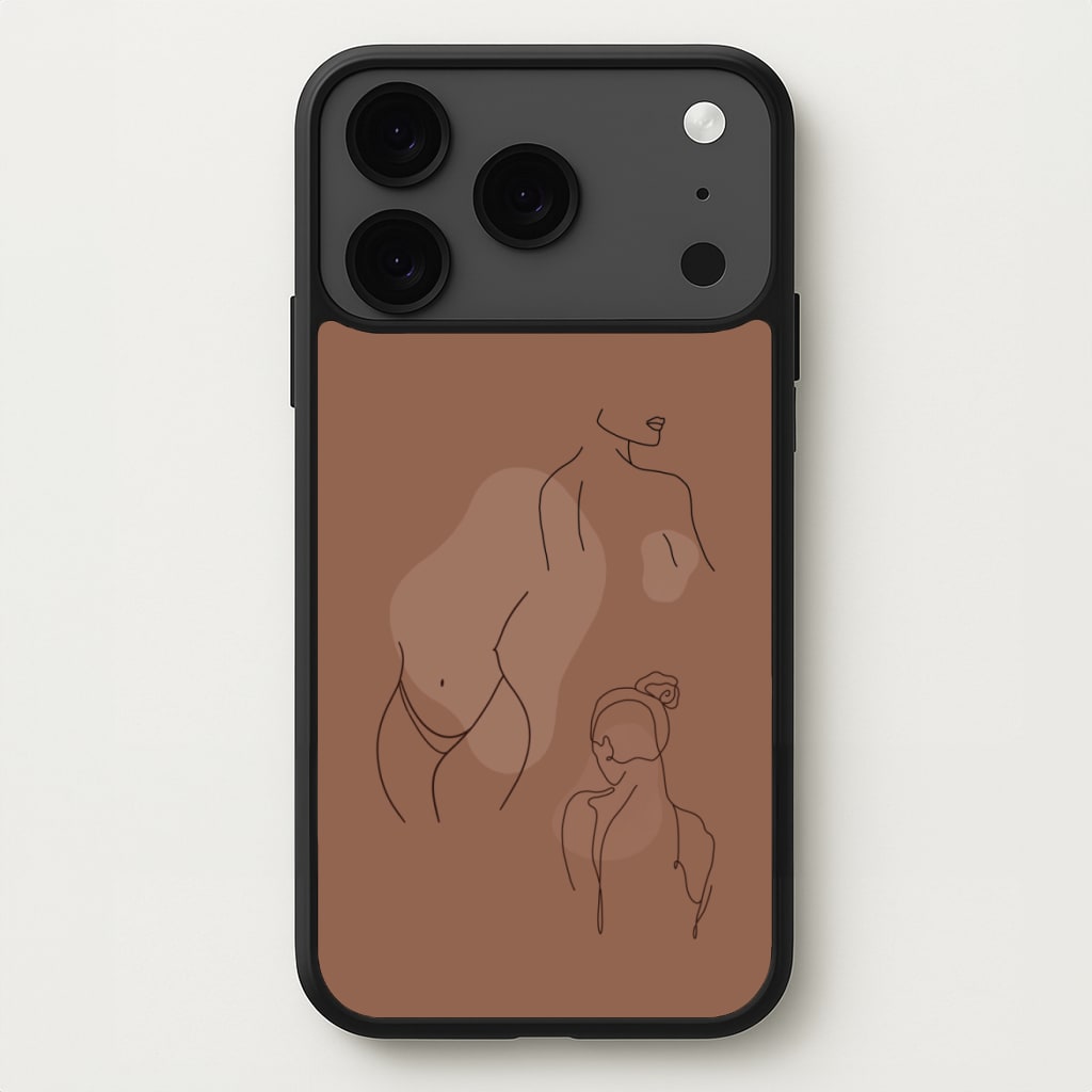 Silouhette nude Phone Case for iPhone 17 Pro Max