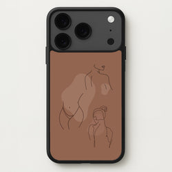 Silouhette nude Phone Case for iPhone 17 Pro Max