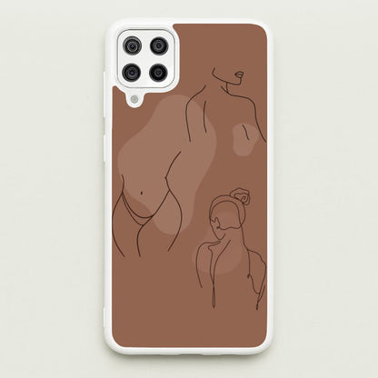 Silouhette nude  - Nudes Phone Case for Galaxy A12
