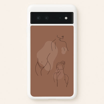 Silouhette nude  - Nudes Phone Case for Google Pixel 6