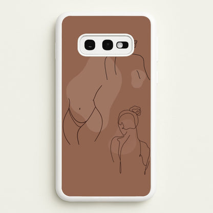Silouhette nude  - Nudes Phone Case for Galaxy S10e