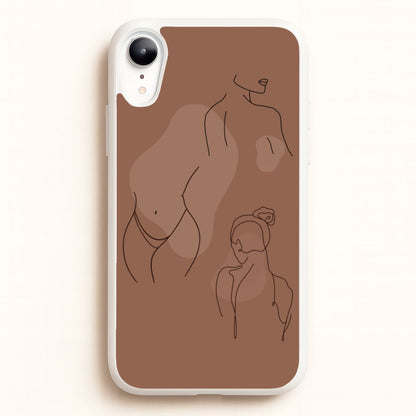 Silouhette nude  - Nudes Phone Case for iPhone XR