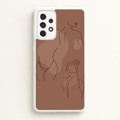 Silouhette nude  - Nudes Phone Case for Galaxy A52 / A52s