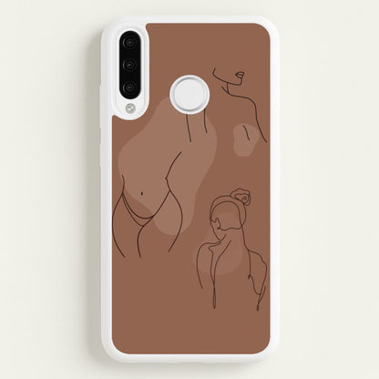 Silouhette nude  - Nudes Phone Case for Huawei P30 Lite