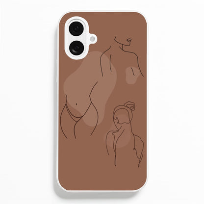 Silouhette nude Phone Case
