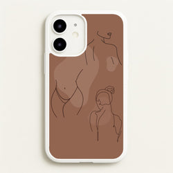 Silouhette nude  - Nudes Phone Case for iPhone 12 / 12 Pro