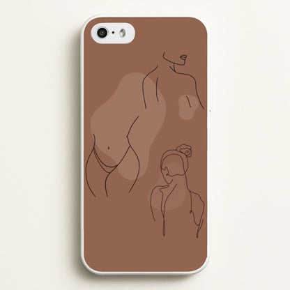Silouhette nude  - Nudes Phone Case for iPhone 5 / 5s / SE 2016