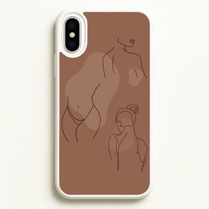 Silouhette nude  - Nudes Phone Case for iPhone XS Max