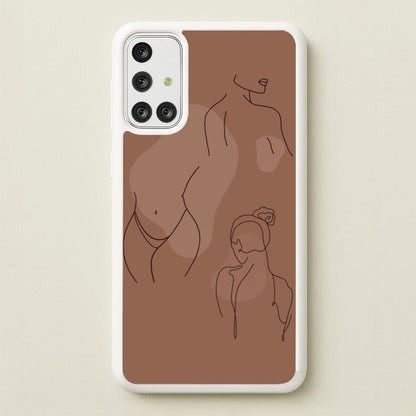 Silouhette nude  - Nudes Phone Case for Galaxy A71