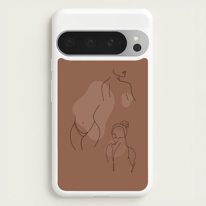 Silouhette nude  - Nudes Phone Case for Google Pixel 9 Pro XL