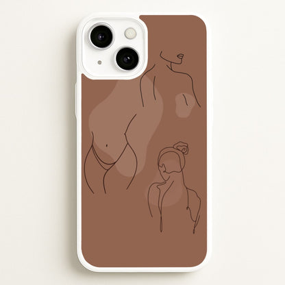 Silouhette nude  - Nudes Phone Case for iPhone 13 Mini