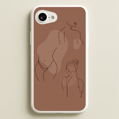 Silouhette nude  - Nudes Phone Case for iPhone 16e
